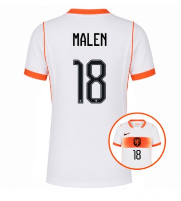 Holland Donyell Malen #18 Udebanetrøje Dame VM 2026 Kortærmet